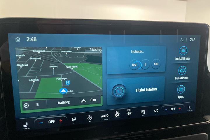 Hvid Ford E-Transit Custom 320 L1 fra 2026
