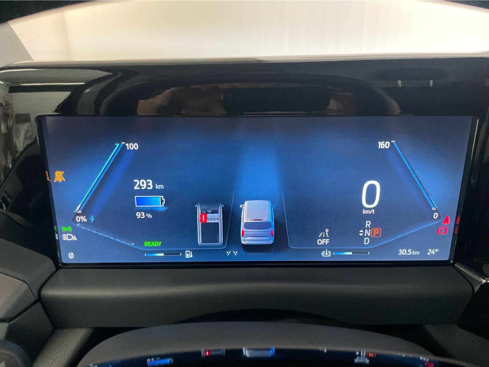 Hvid Ford E-Transit Custom 320 L1 fra 2026