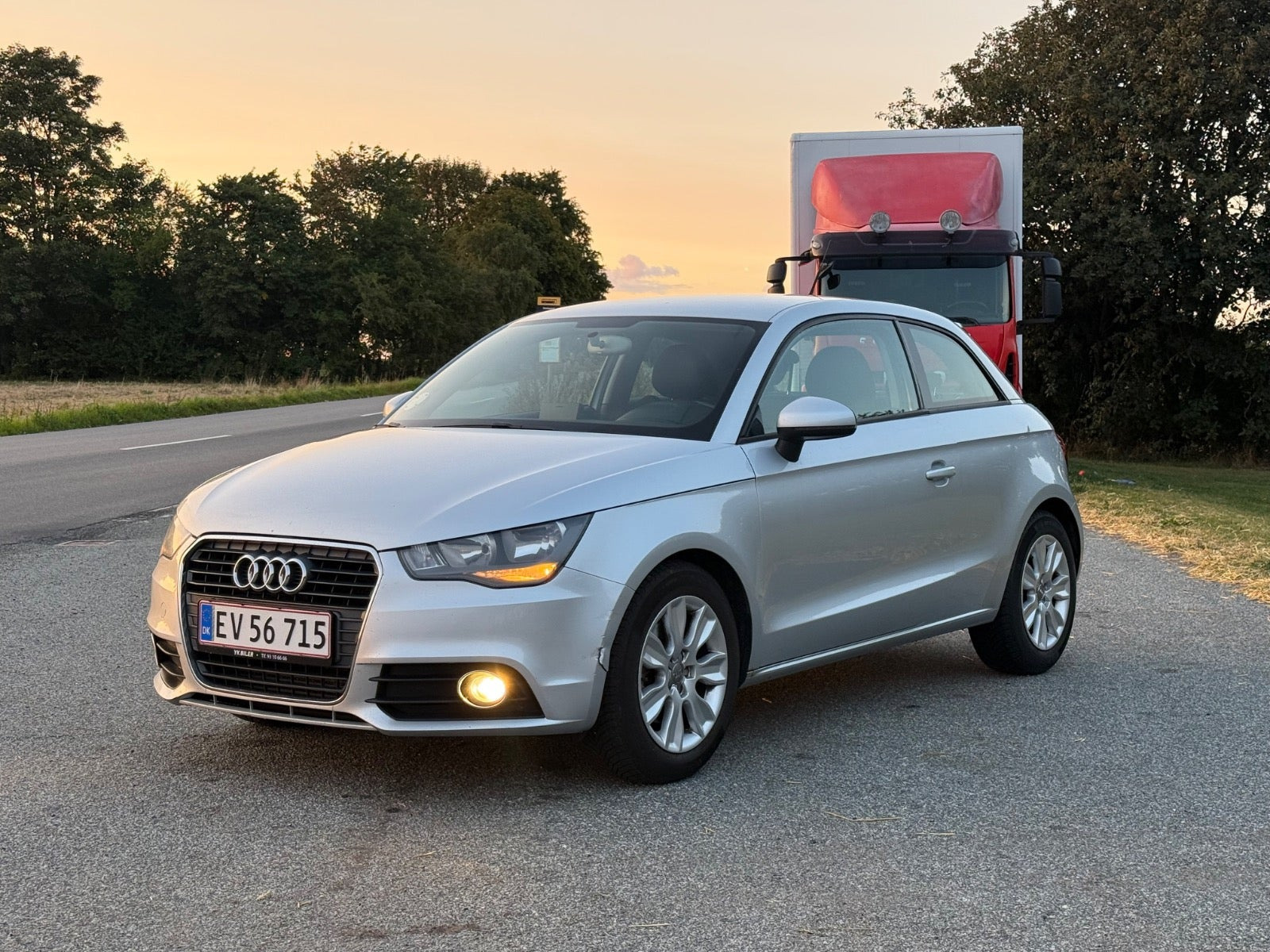 Sølv Audi A1 fra 2011