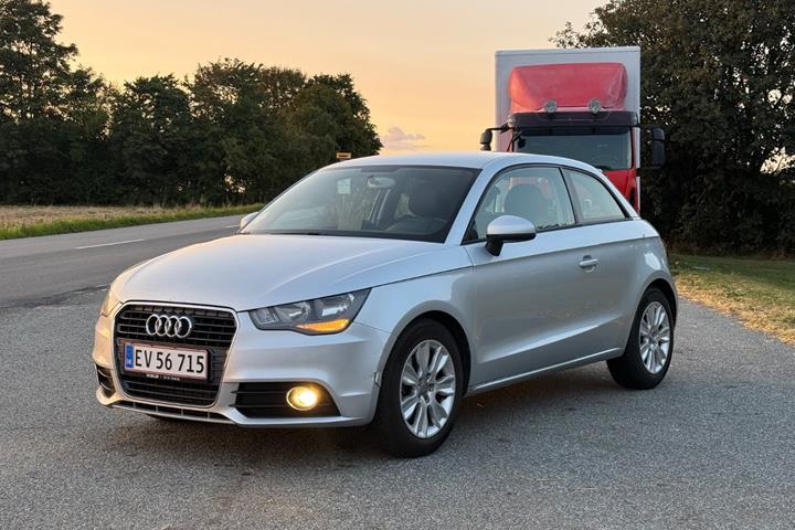 Sølv Audi A1 fra 2011