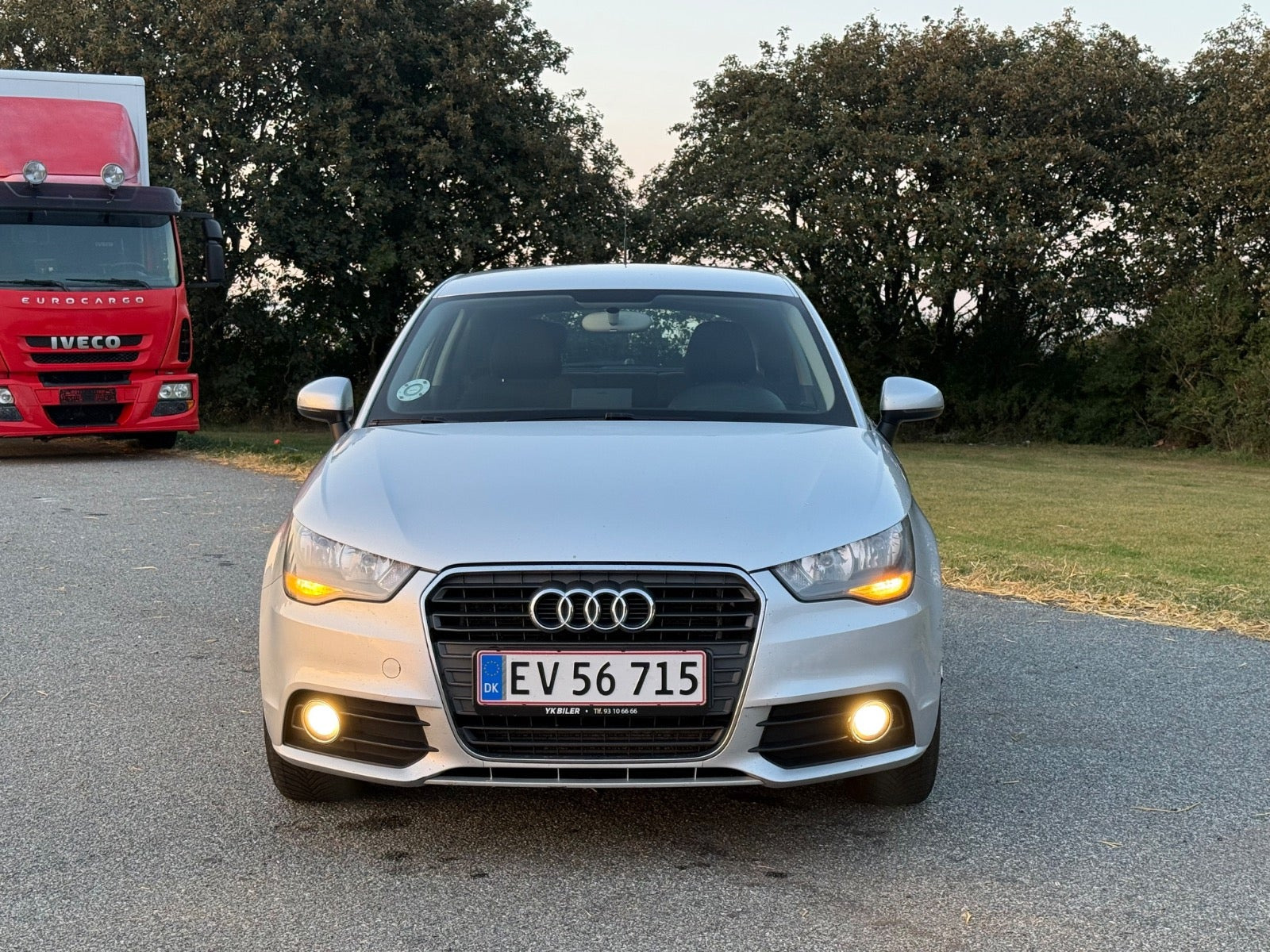 Sølv Audi A1 fra 2011