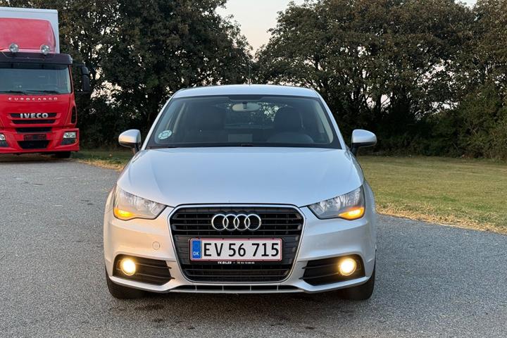 Sølv Audi A1 fra 2011