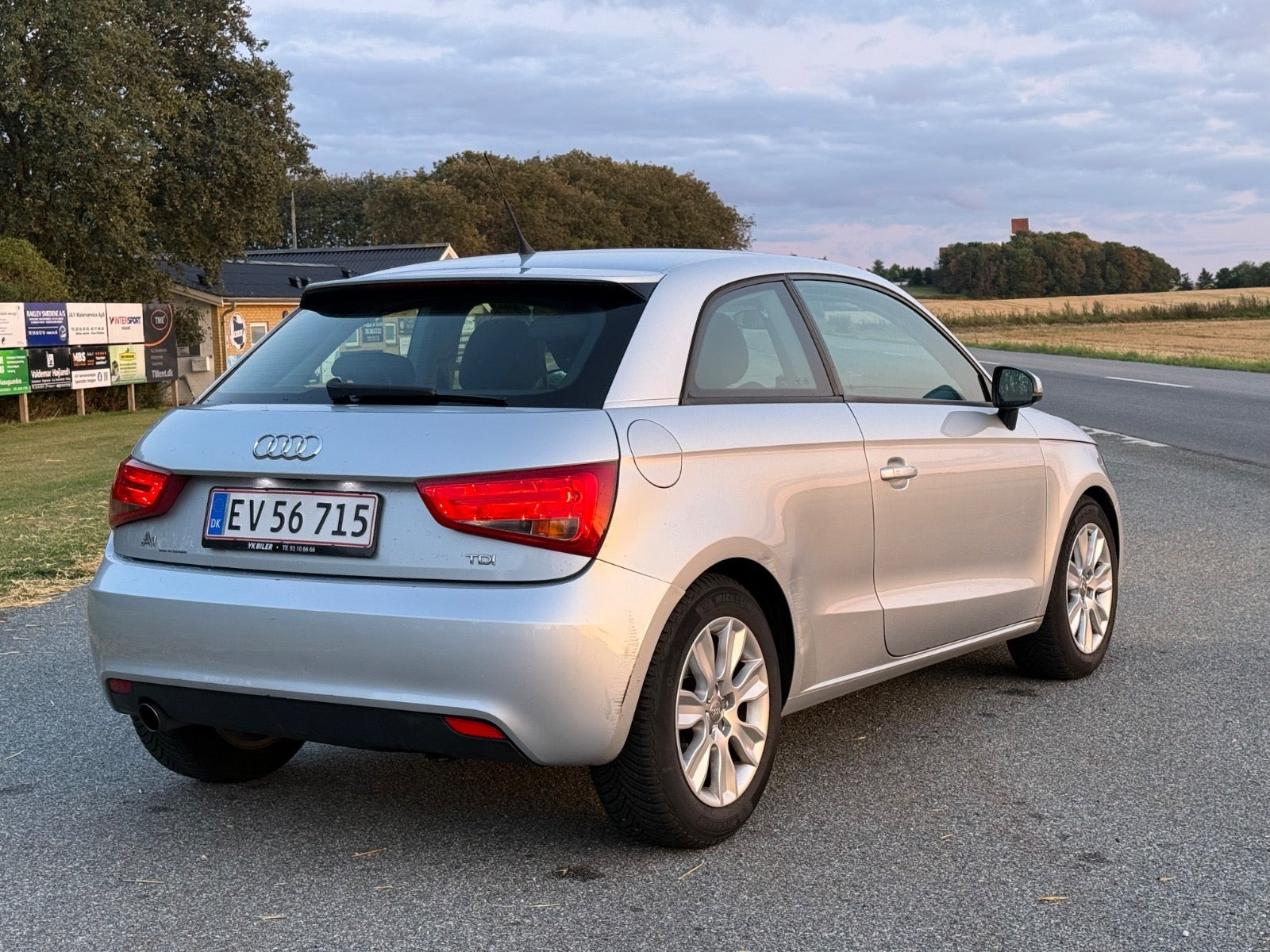 Sølv Audi A1 fra 2011