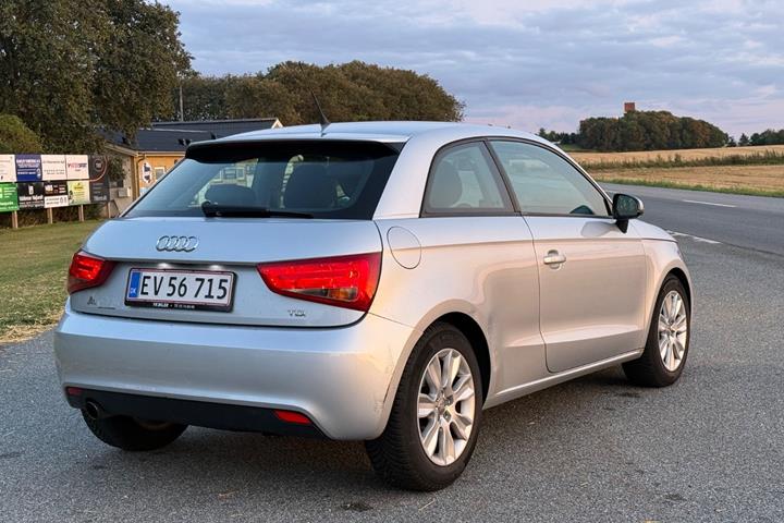Sølv Audi A1 fra 2011