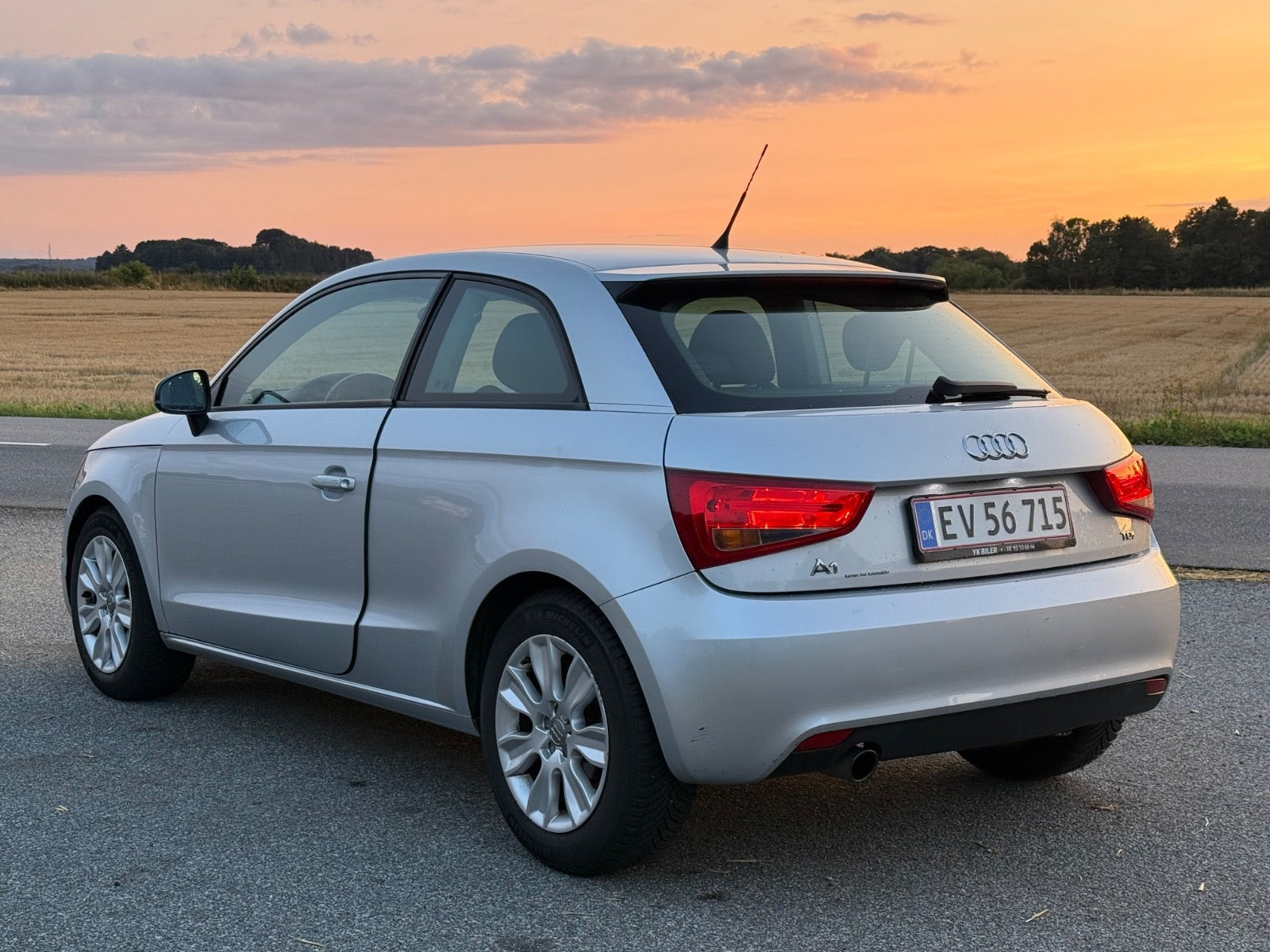 Sølv Audi A1 fra 2011