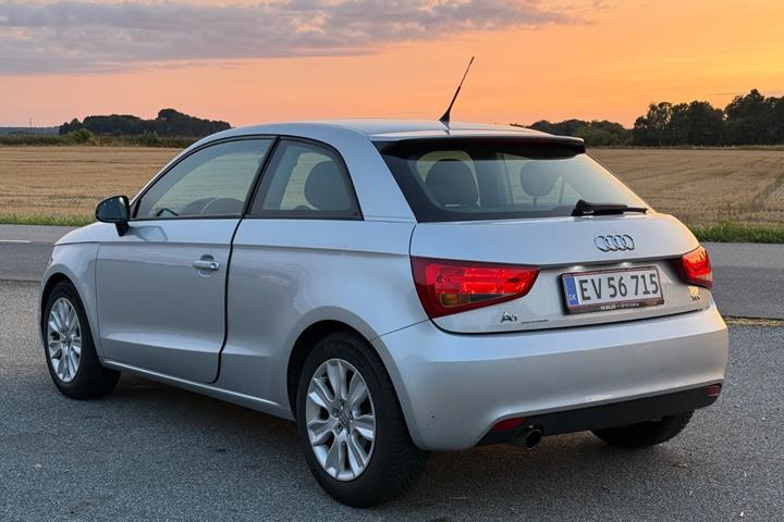 Sølv Audi A1 fra 2011