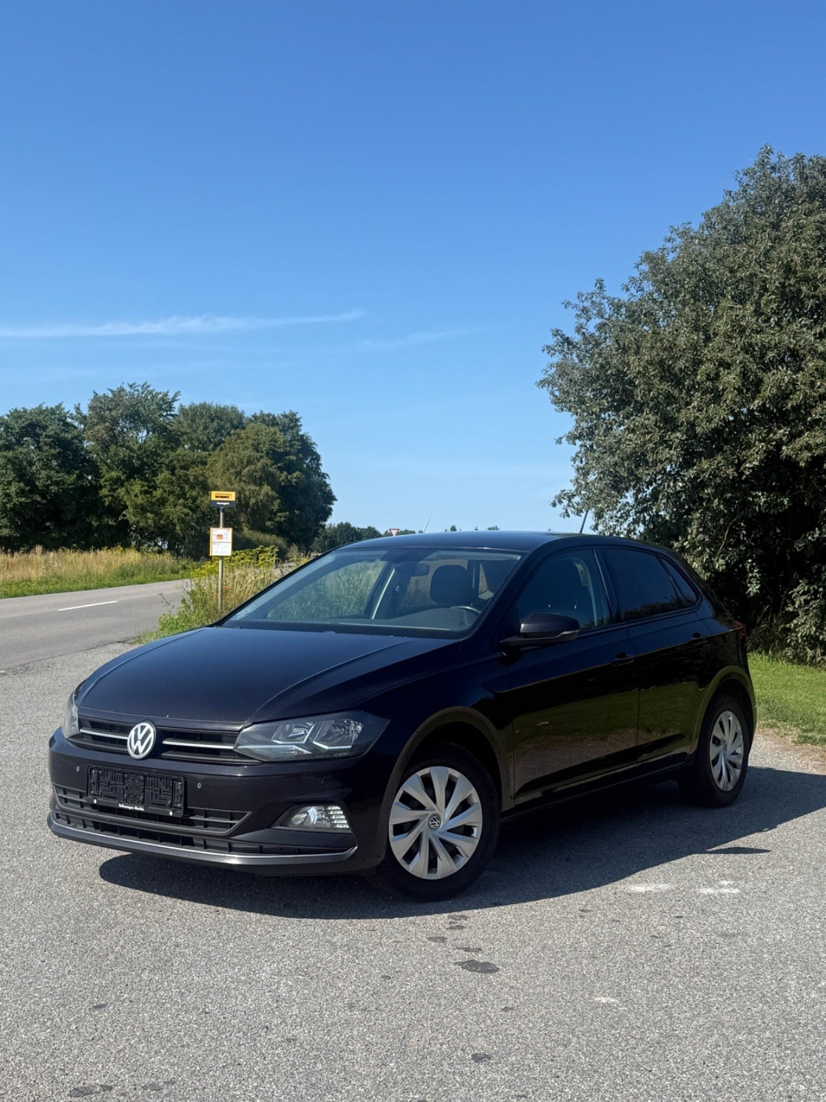 Sort VW Polo fra 2018