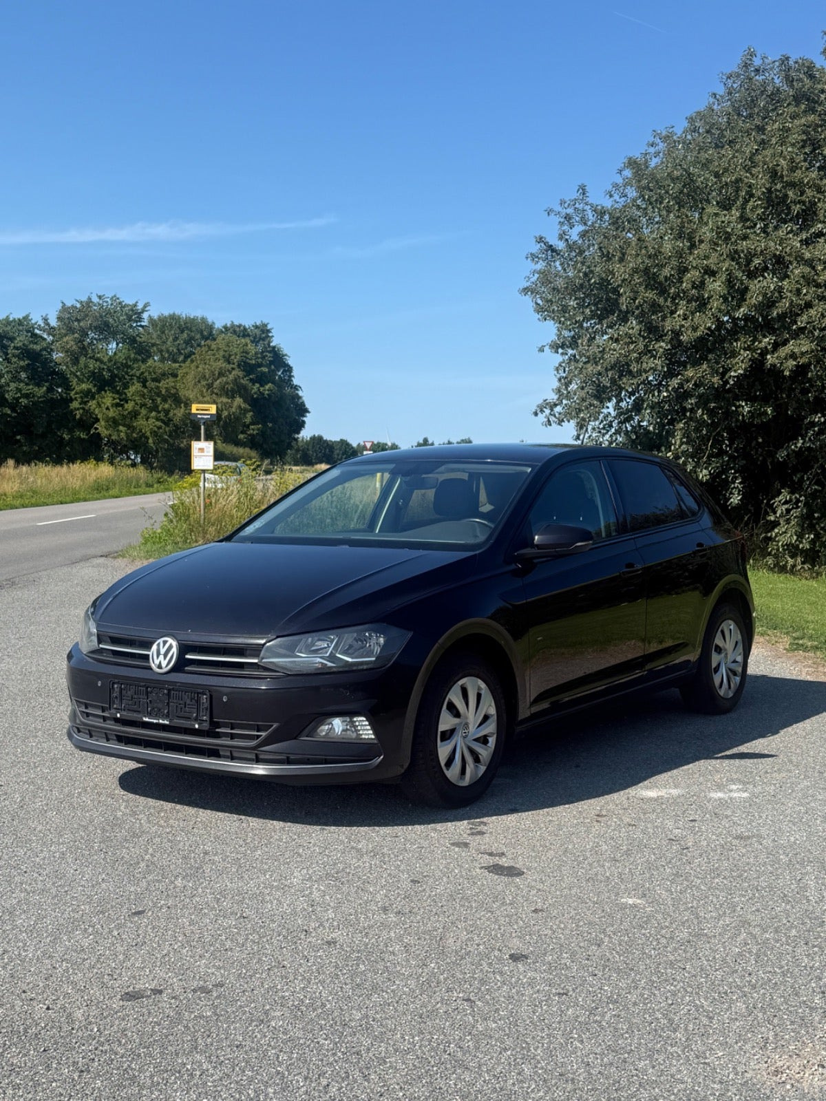 Sort VW Polo fra 2018