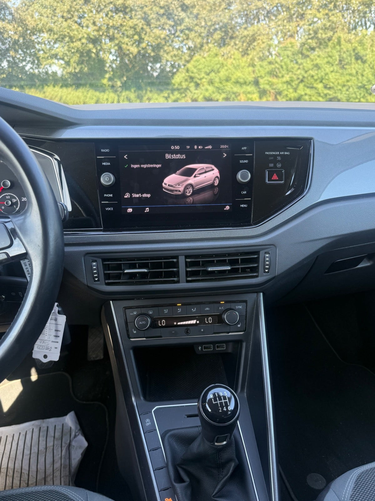 Sort VW Polo fra 2018