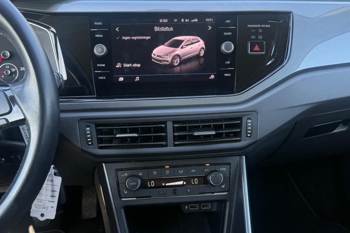 Sort VW Polo fra 2018