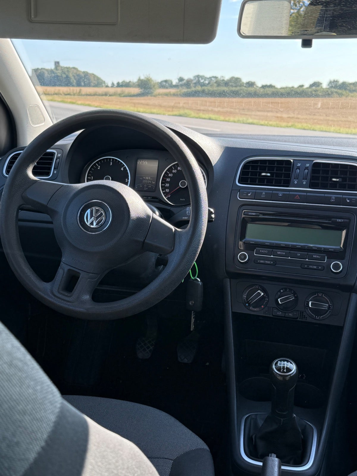 Sølv VW Polo fra 2010