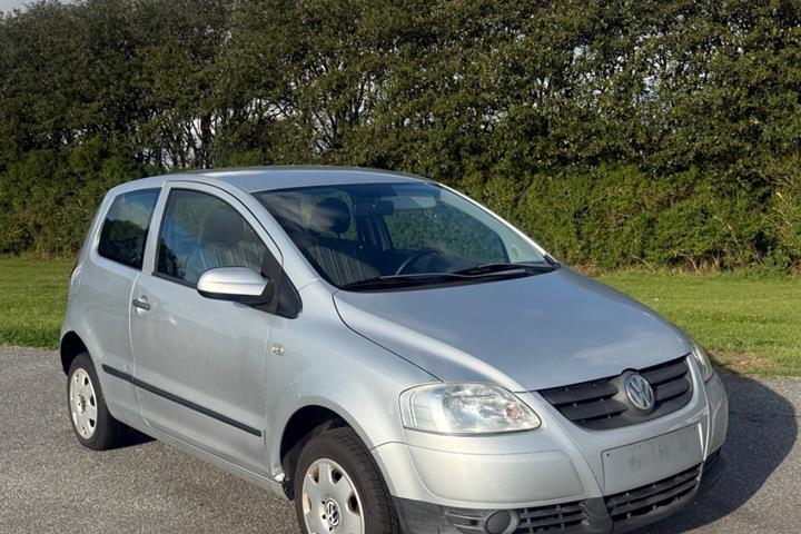 Sølv VW Fox fra 2007