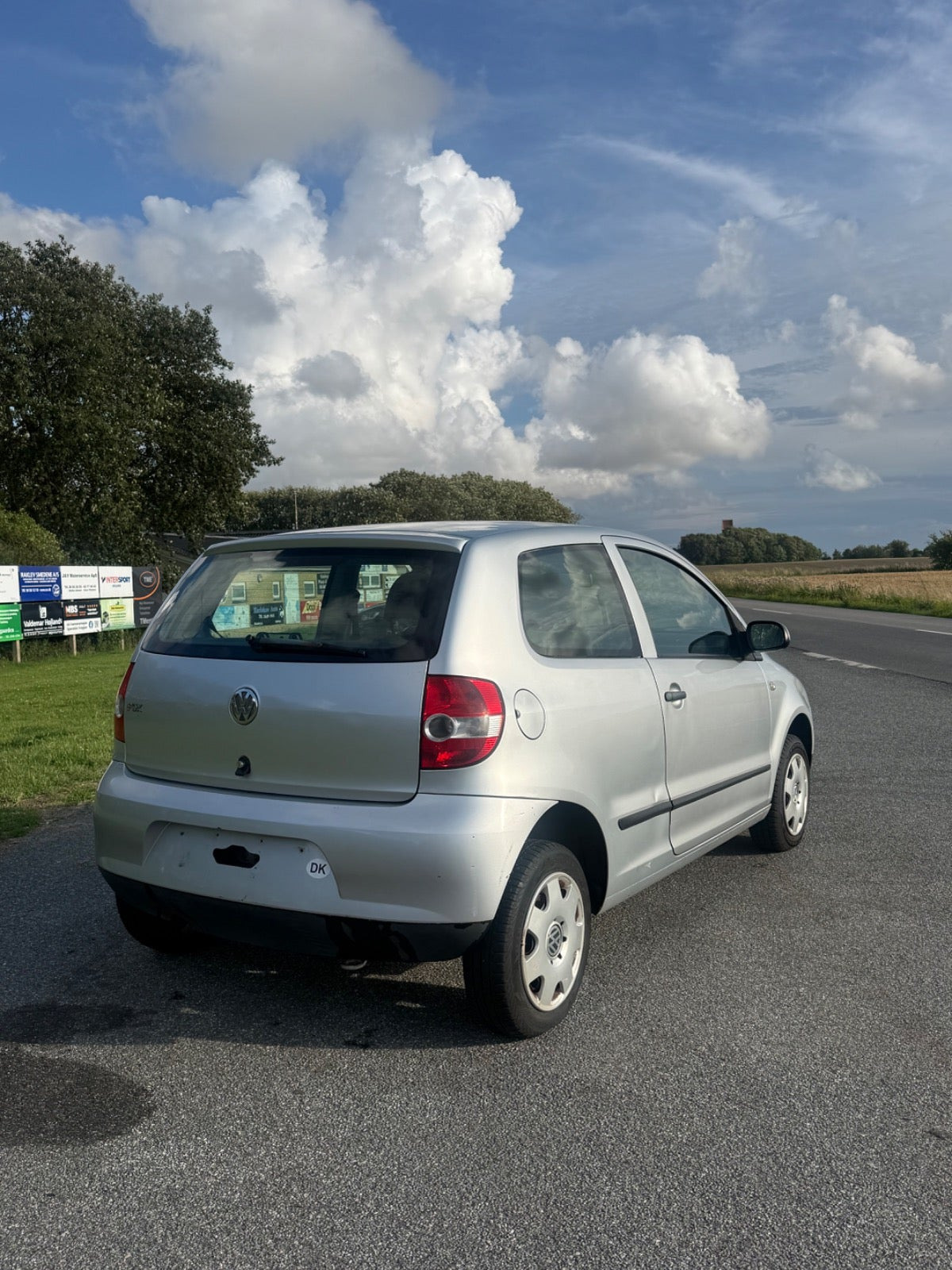Sølv VW Fox fra 2007
