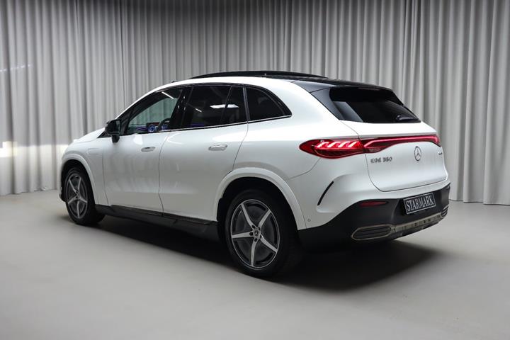 Hvid Mercedes EQE350 SUV fra 2025