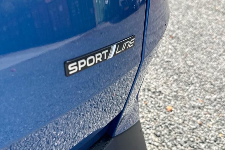 Blå Skoda Elroq fra 2025