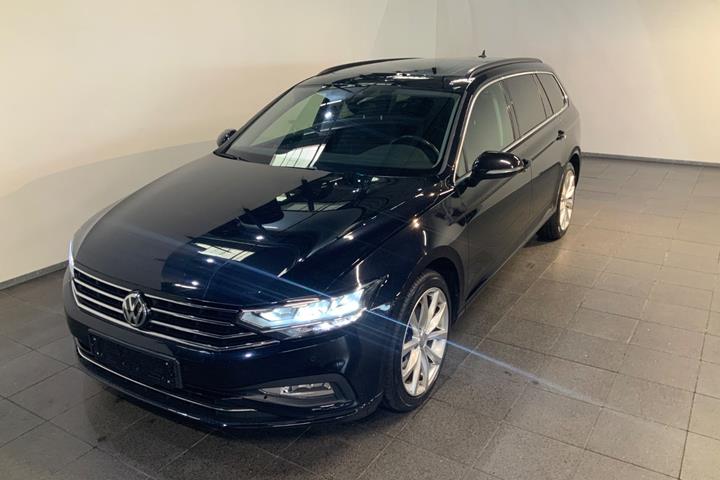 Sort VW Passat fra 2020