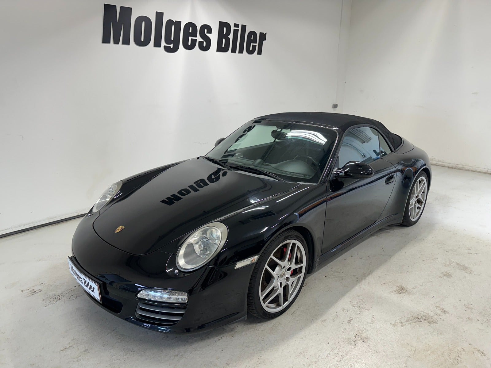 Sort Porsche 911 Carrera 4S fra 2009
