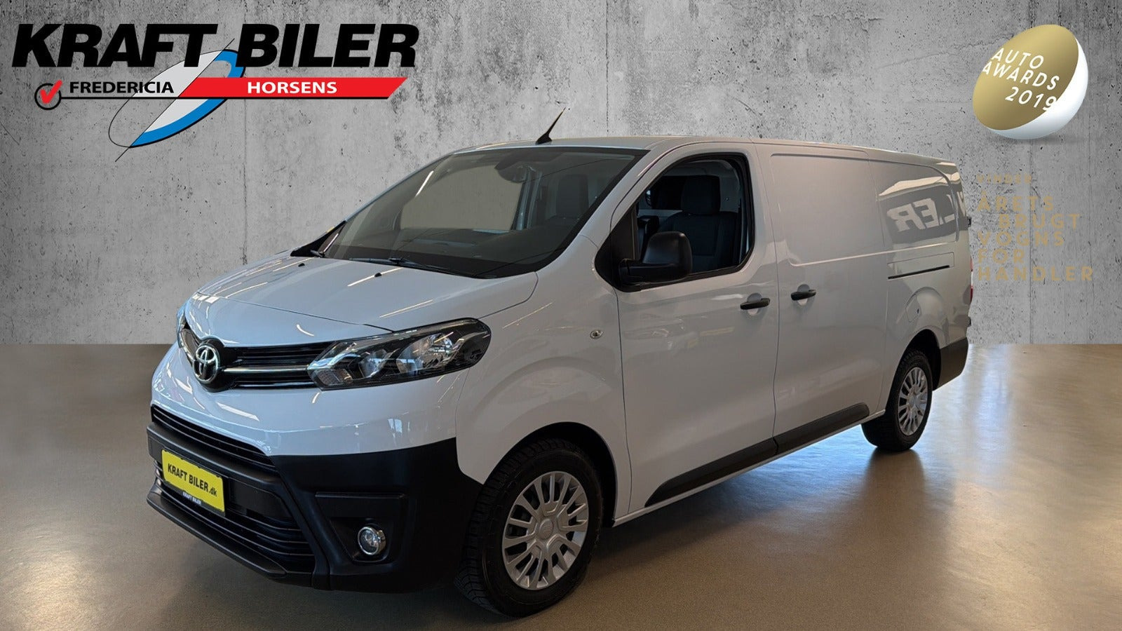 Hvid Toyota ProAce fra 2022