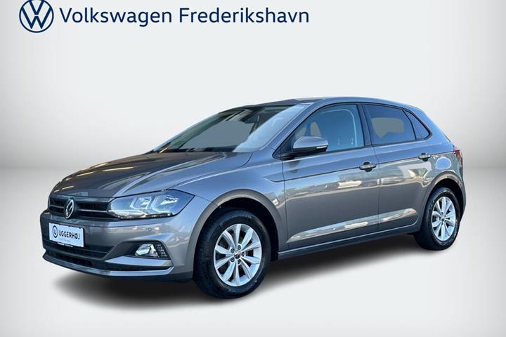 Grå VW Polo fra 2021