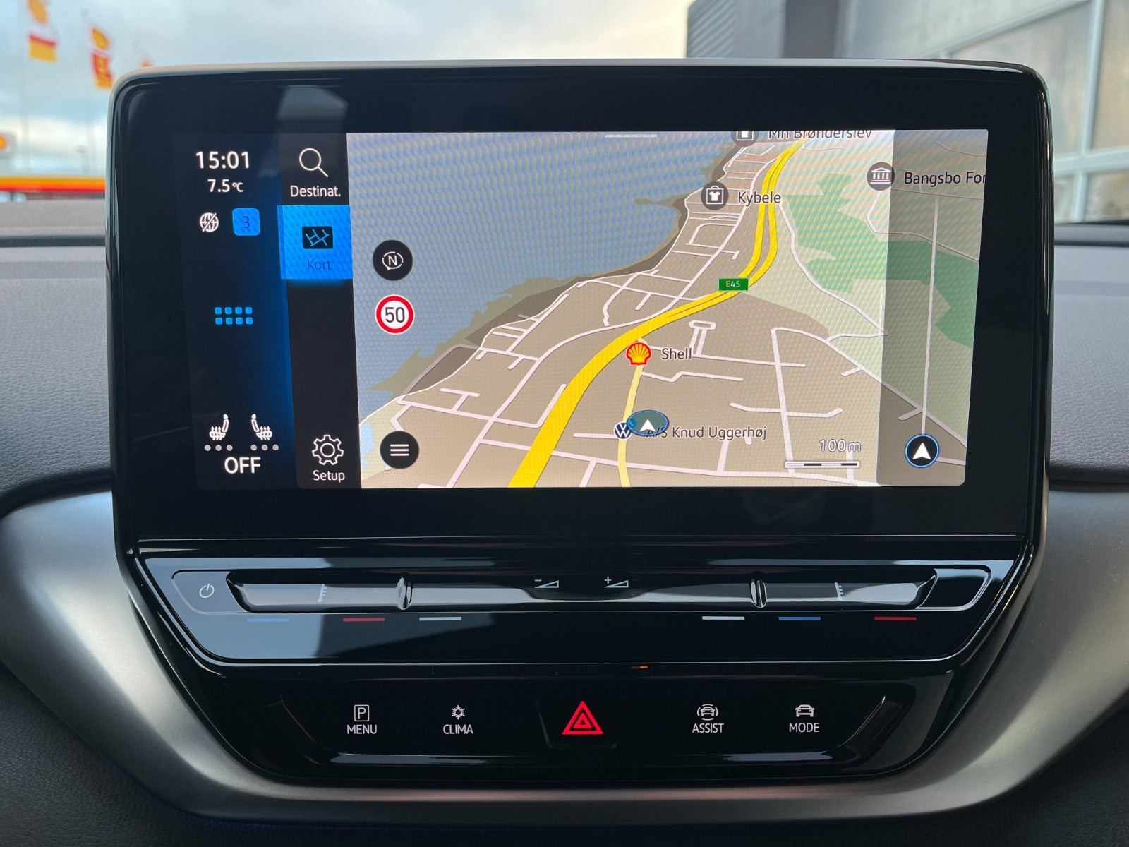 Grå VW ID.4 fra 2023