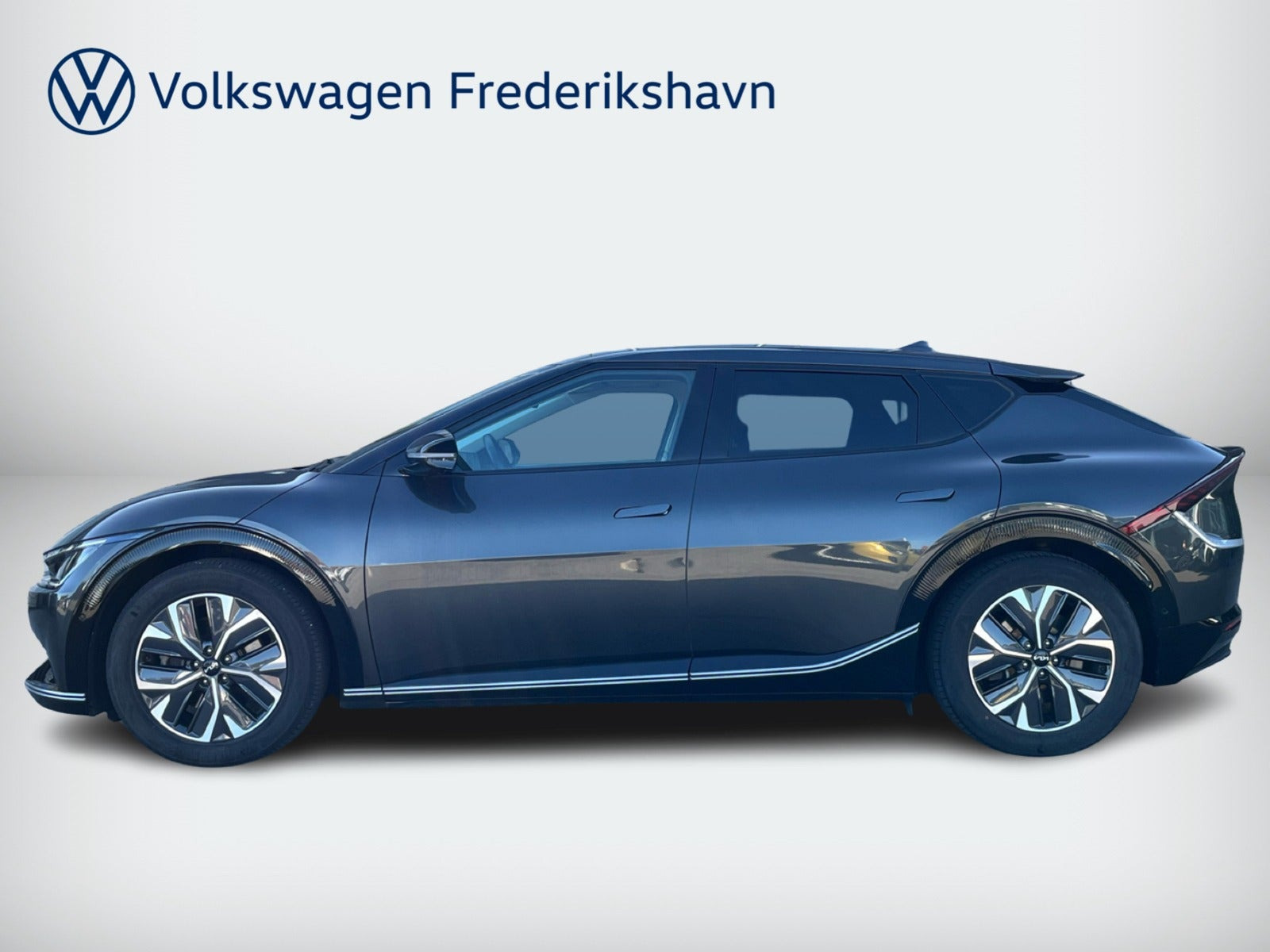 Grå Kia EV6 fra 2022