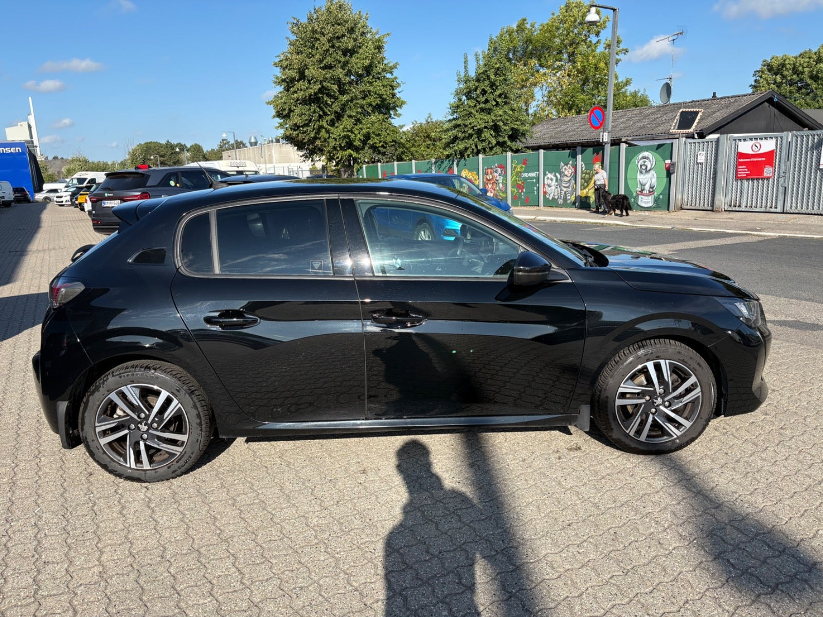 Rød Peugeot 208 fra 2020