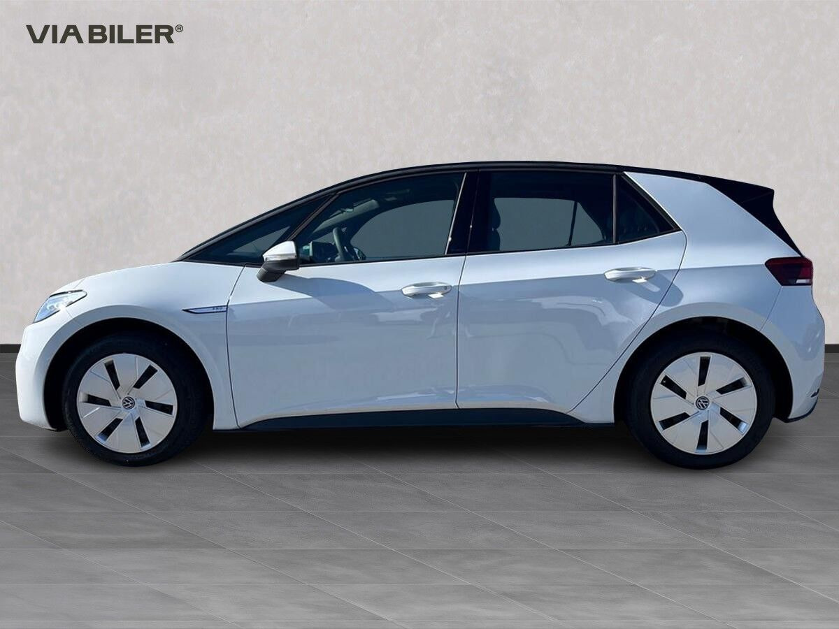 Hvid VW ID.3 fra 2023