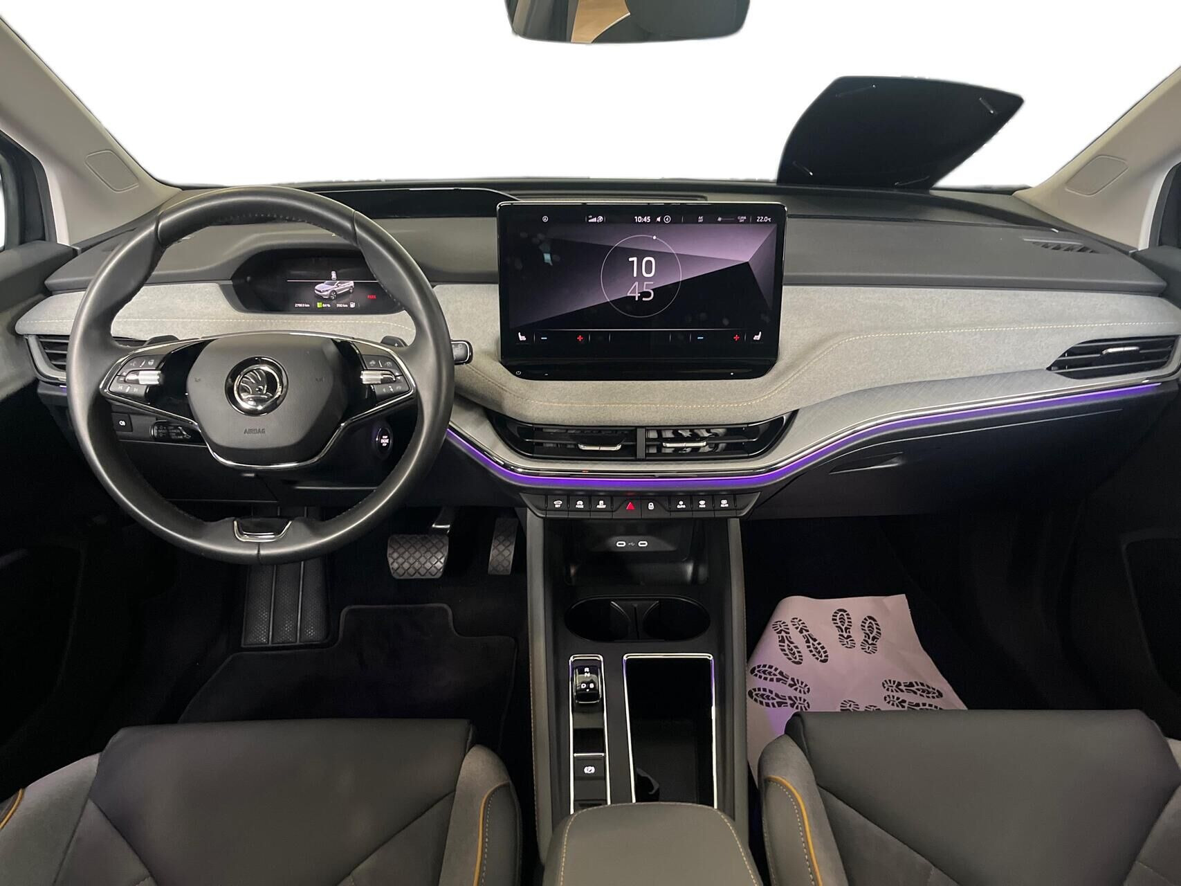 Sort Skoda Enyaq fra 2023