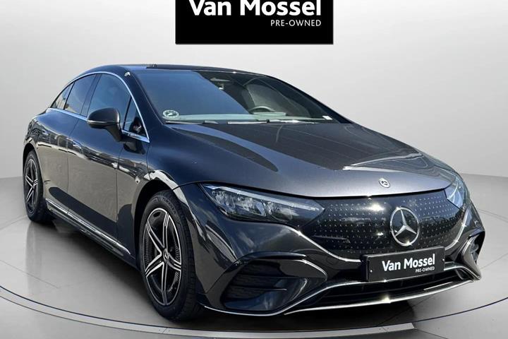 Grå Mercedes EQE 350 fra 2024