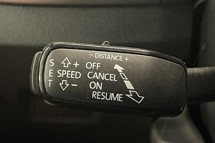 Blå Skoda Fabia fra 2019