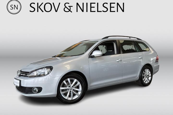 Sølv VW Golf VI fra 2011