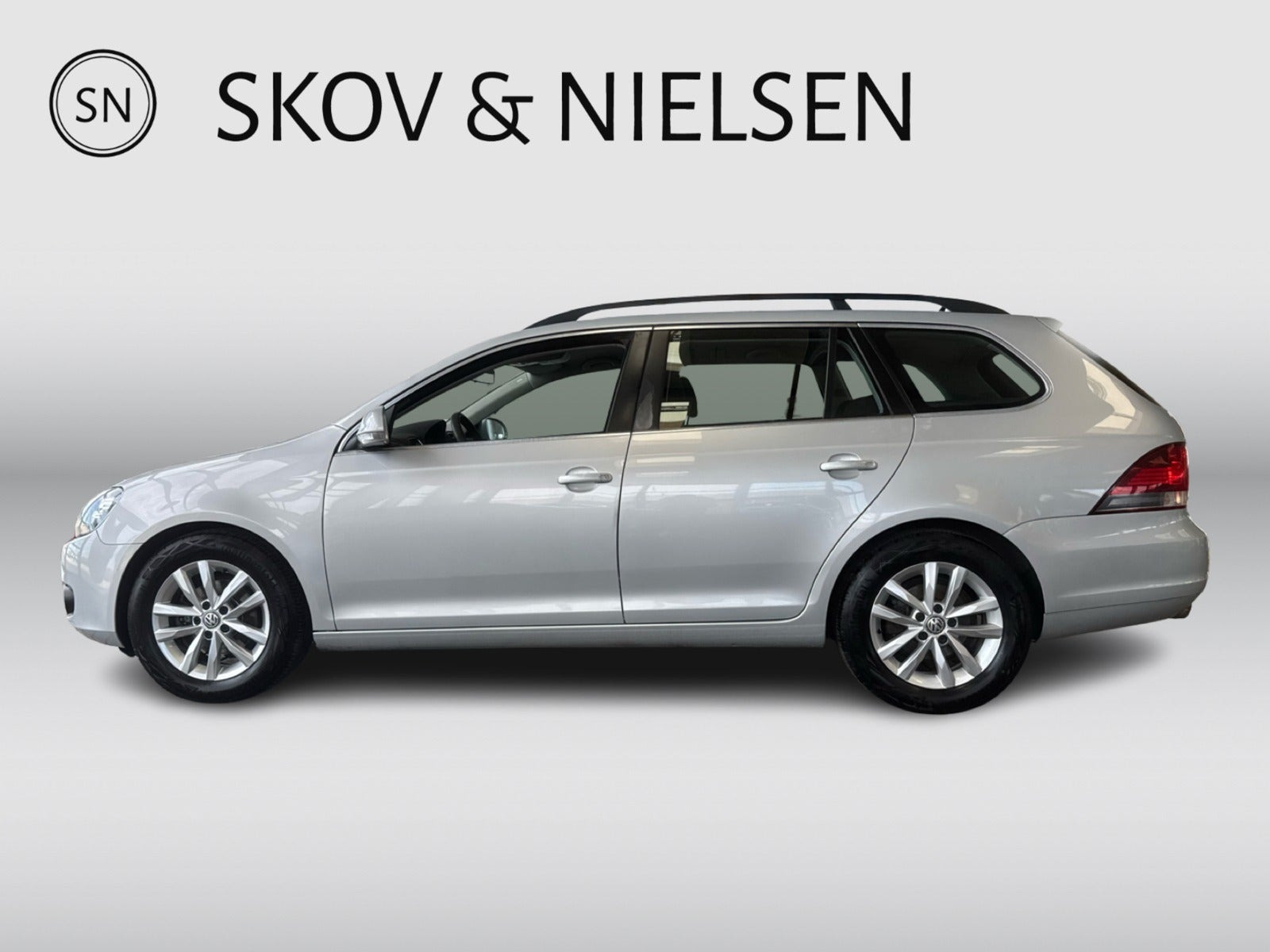 Sølv VW Golf VI fra 2011