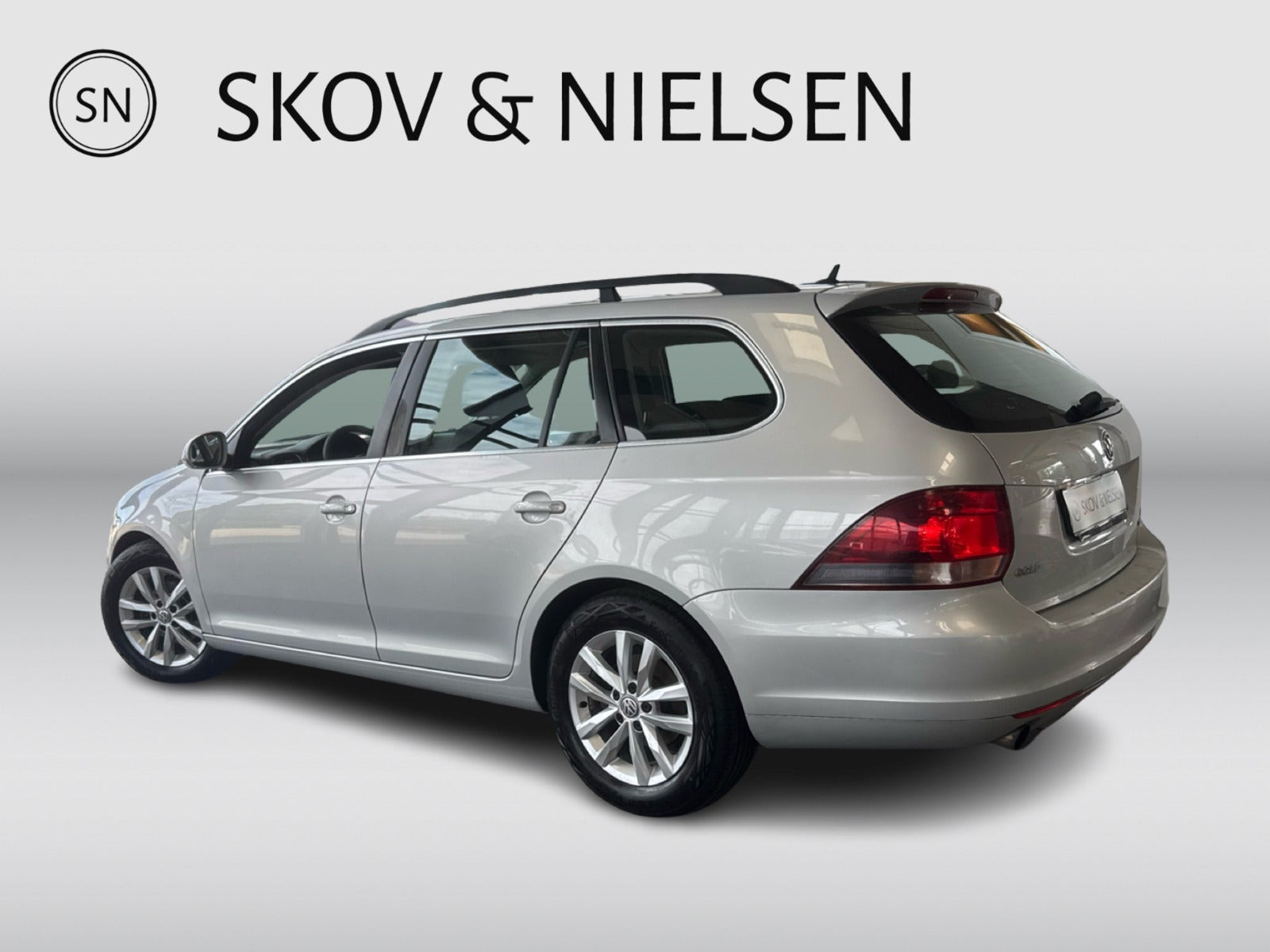 Sølv VW Golf VI fra 2011