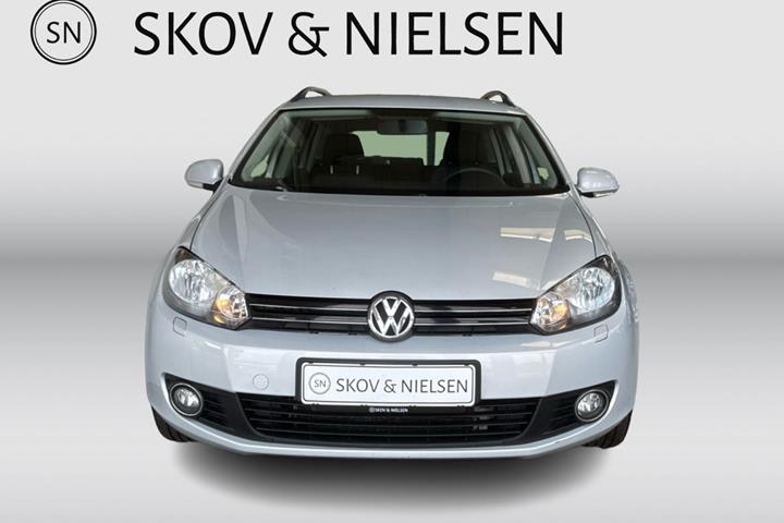 Sølv VW Golf VI fra 2011
