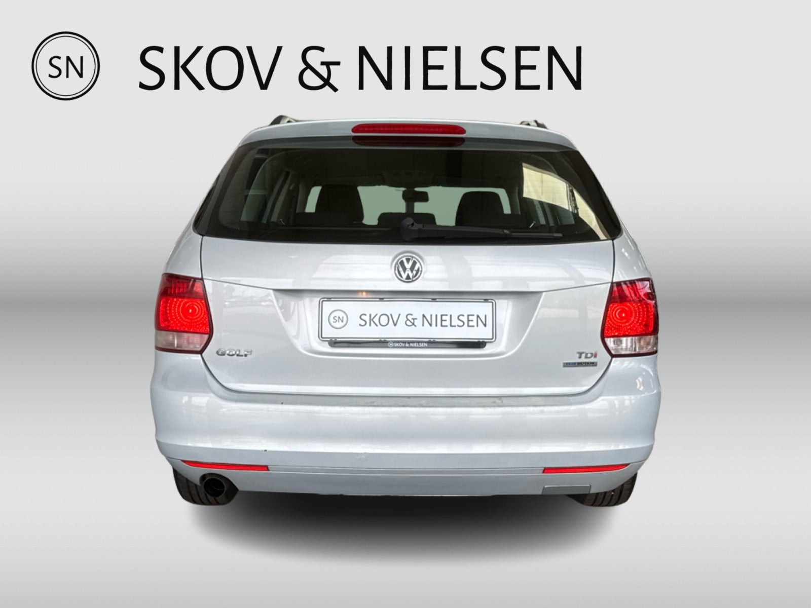 Sølv VW Golf VI fra 2011