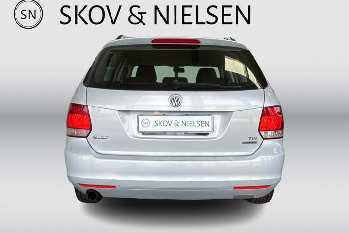 Sølv VW Golf VI fra 2011