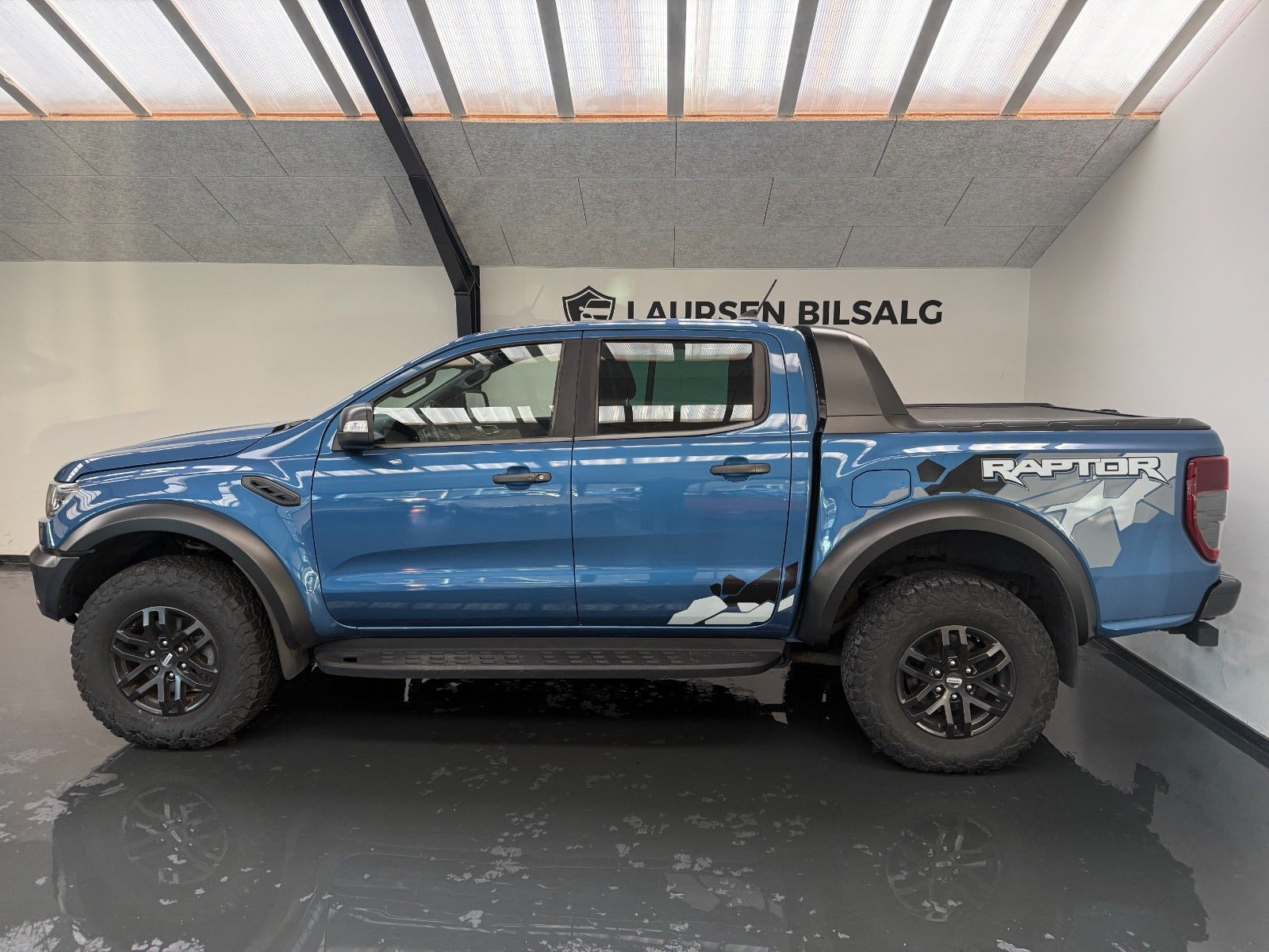 Blå Ford Ranger fra 2019