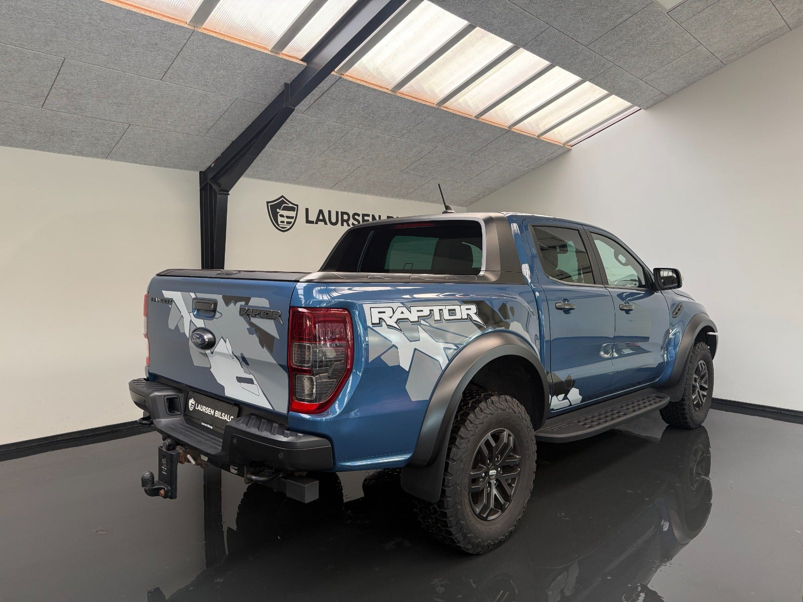 Blå Ford Ranger fra 2019