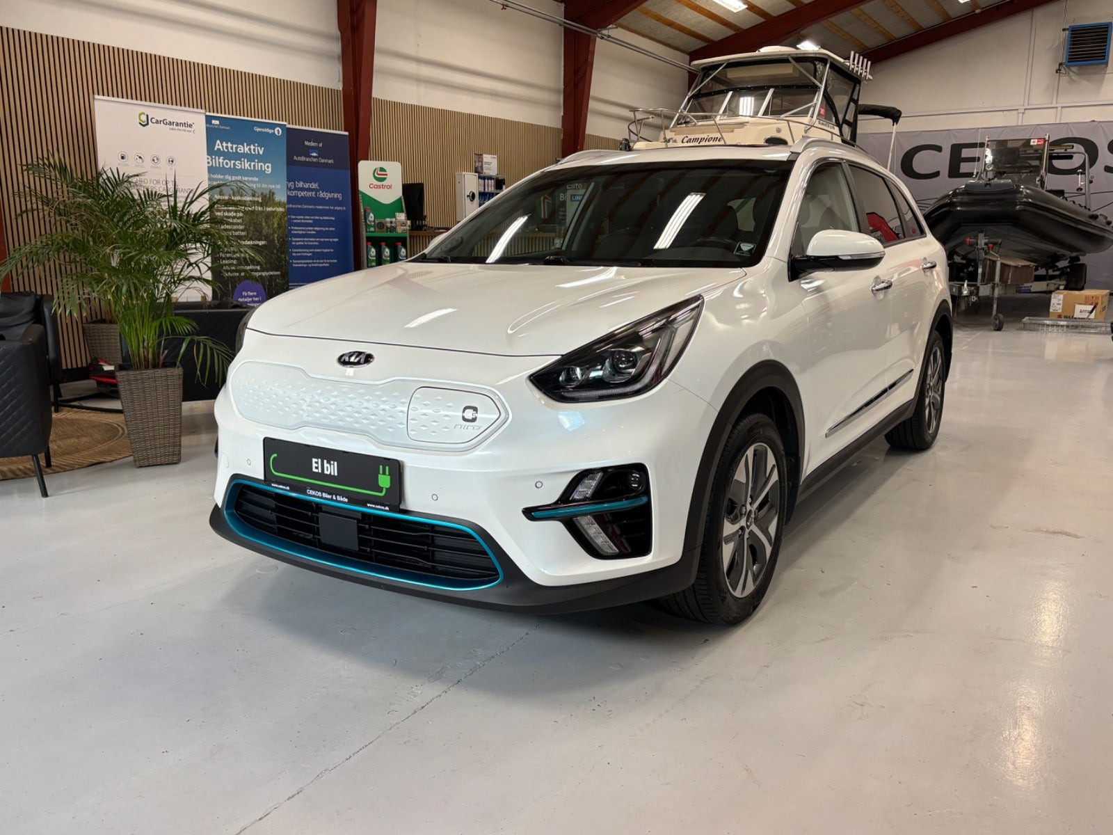 Hvid Kia e-Niro fra 2021