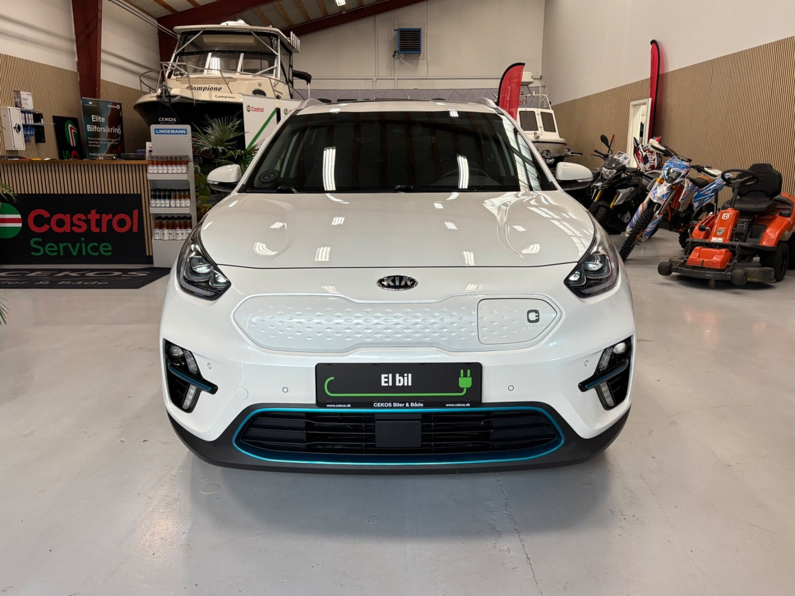 Hvid Kia e-Niro fra 2021