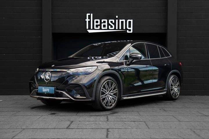 Sort Mercedes EQE500 SUV fra 2024