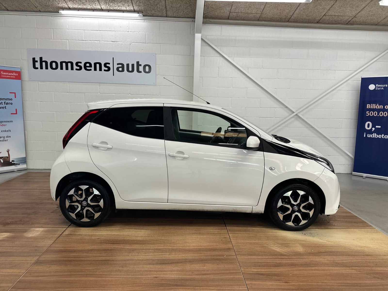 Hvid Toyota Aygo fra 2020