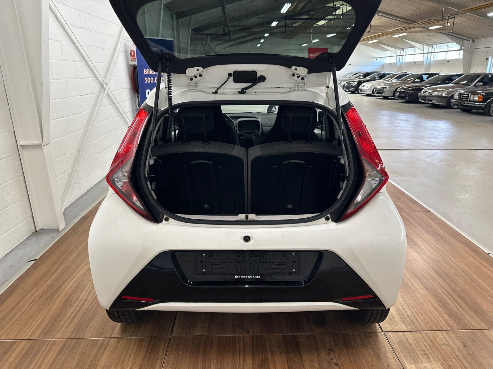 Hvid Toyota Aygo fra 2020