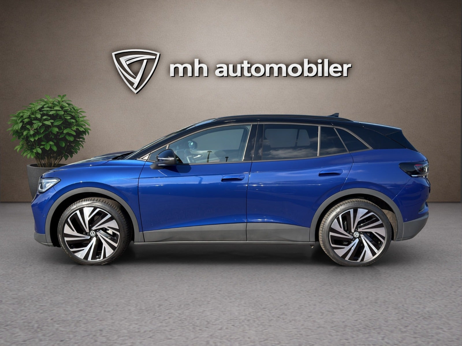 Blå VW ID.4 fra 2025