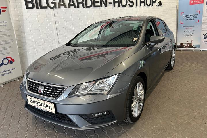 Grå Seat Leon fra 2017 set udefra