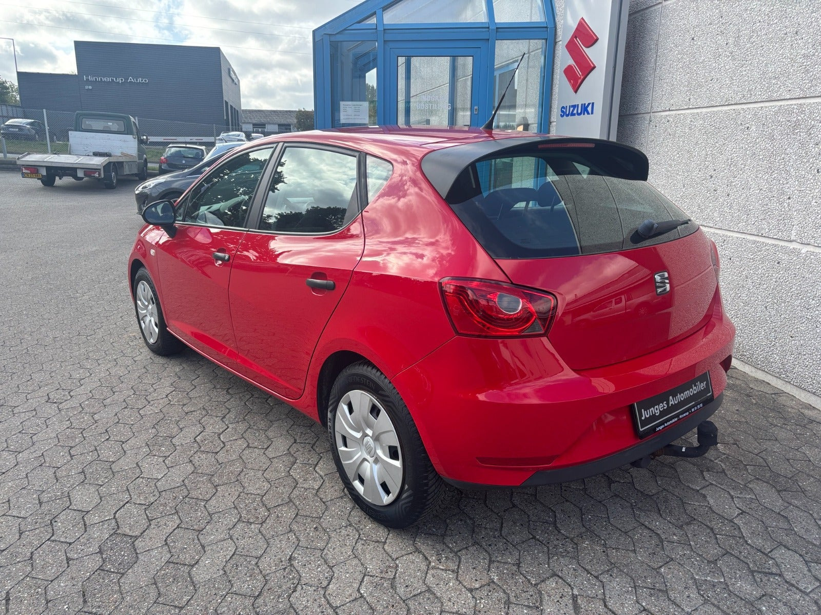 Rød Seat Ibiza fra 2016
