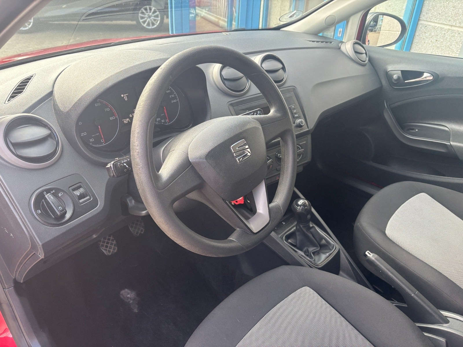 Rød Seat Ibiza fra 2016