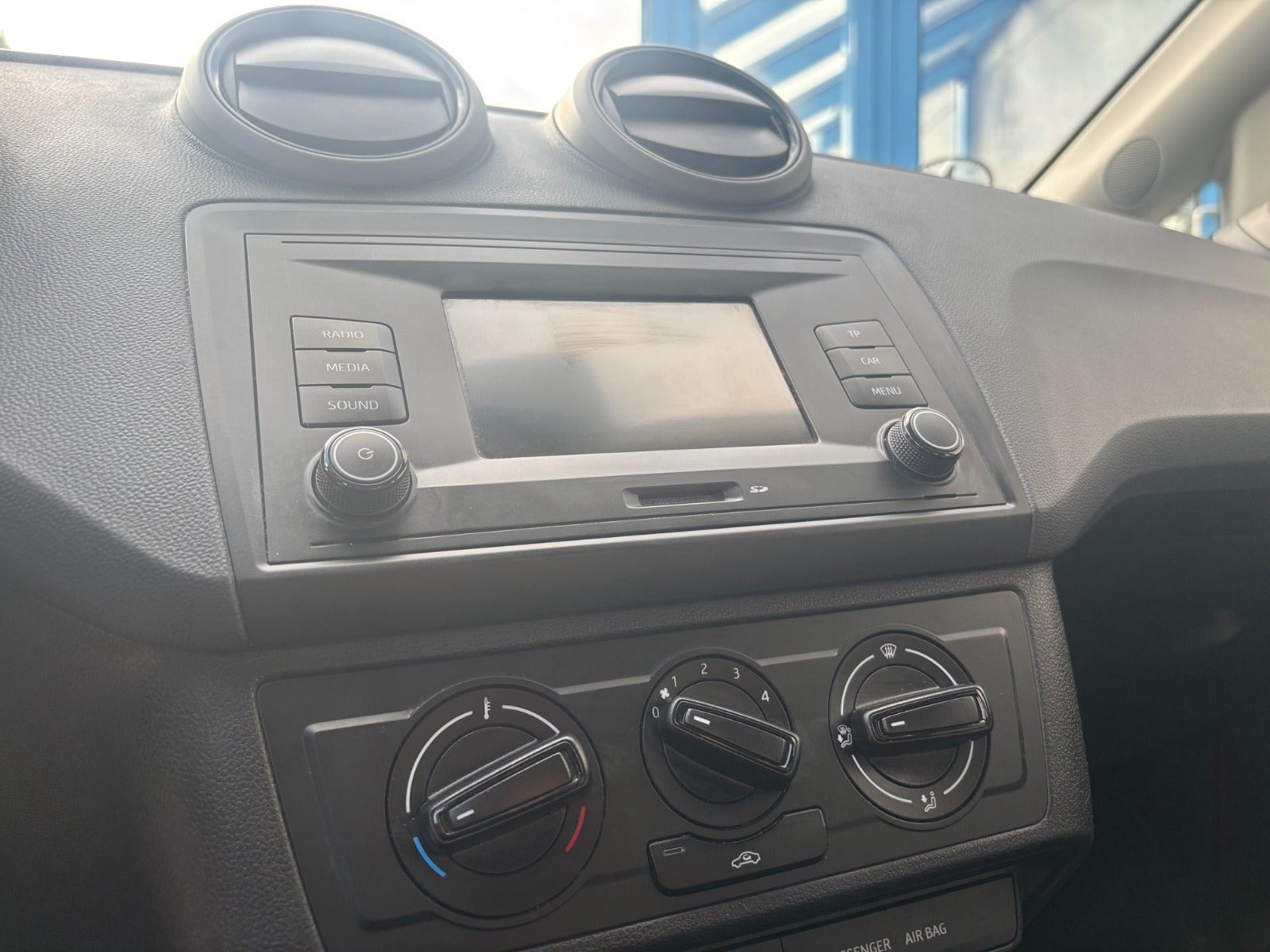 Rød Seat Ibiza fra 2016