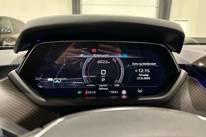 Sølv Audi RS e-tron GT fra 2022