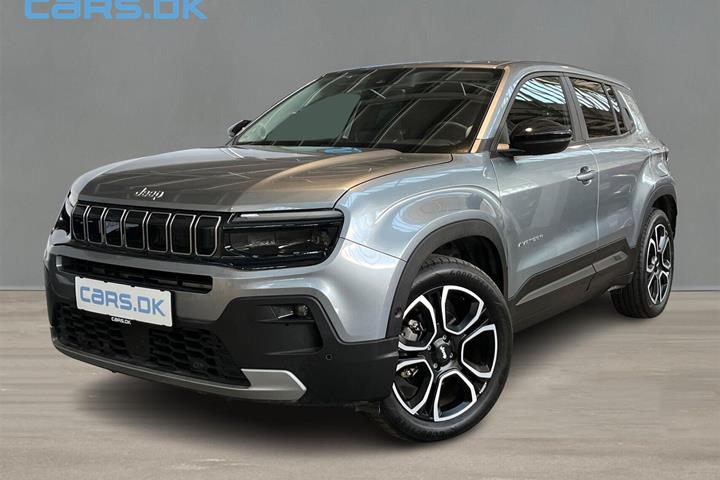Grå Jeep Avenger fra 2025 set udefra